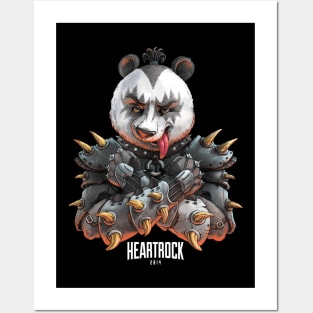 HEARTROCK Panda Posters and Art